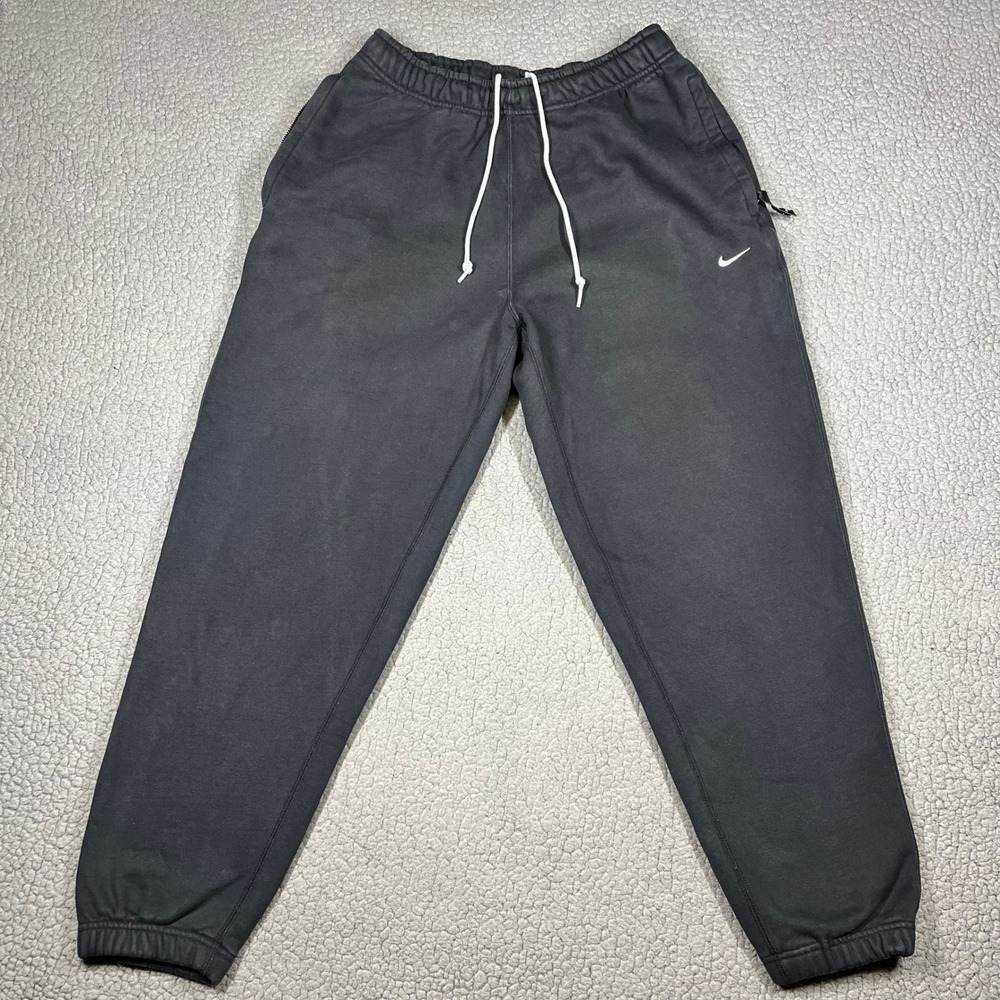Nike Joggers Mens M Fleece Zipper Pockets Black Gorpcore DX1364-010